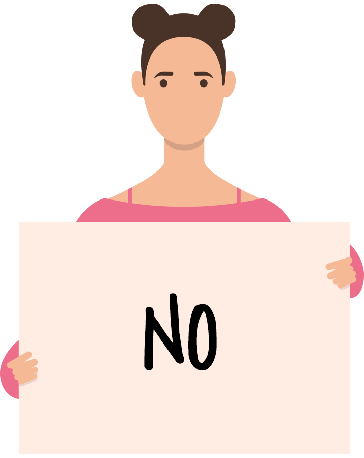 'No' sign